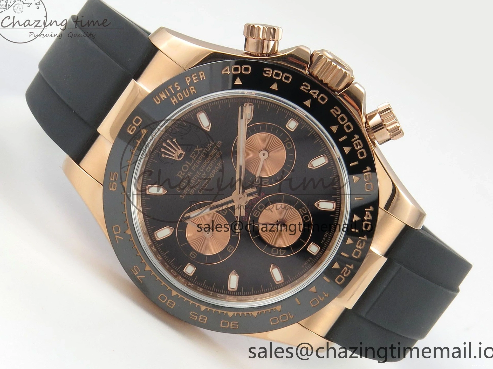 0125 OdorResistant Daytona 116515 QF 1:1 Best Edition Black RG Dial on Oysterflex Strap SH4130 V11（Gain Weight） 160